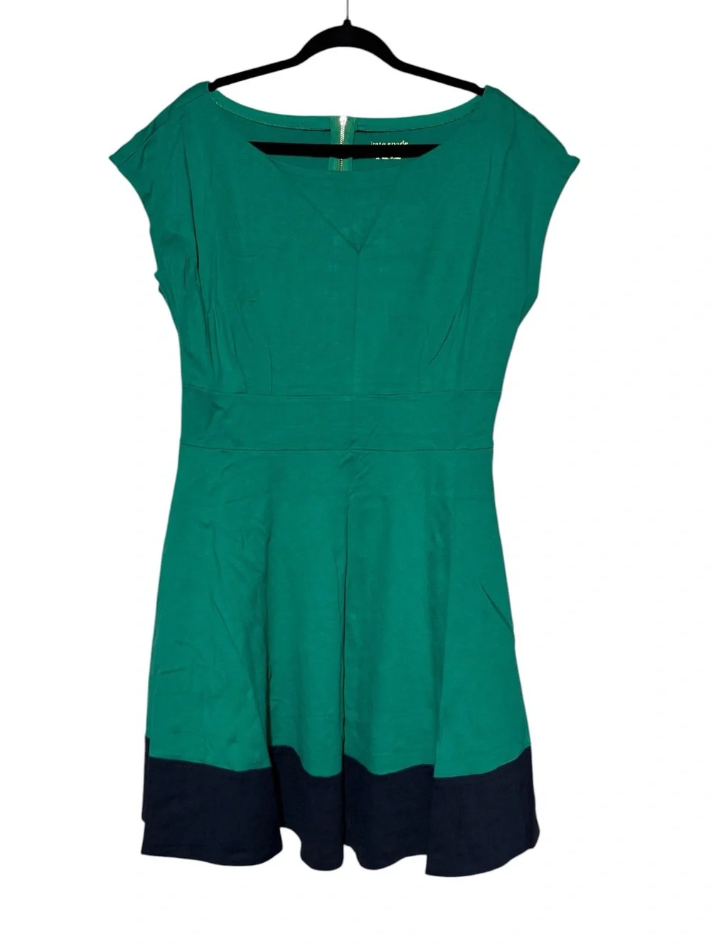 Kate Spade Fiorella Dress Size XL Fit Flare Kelly Green Classic Office Knit